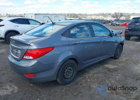 2015 Hyundai Accent Gls из США, поврежденный, VIN KMHCT4AE9FU896964